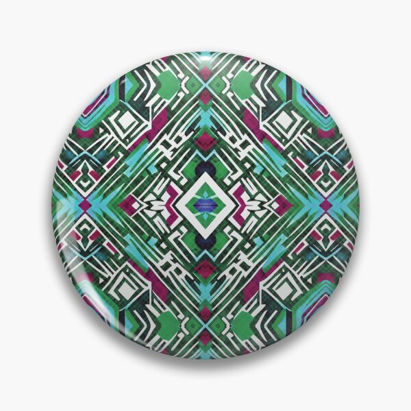 Item preview, Traditional Igorot-inspired tribal pattern. Ethnic Green, blue, black and maroon designed and sold by IlustradoArts.