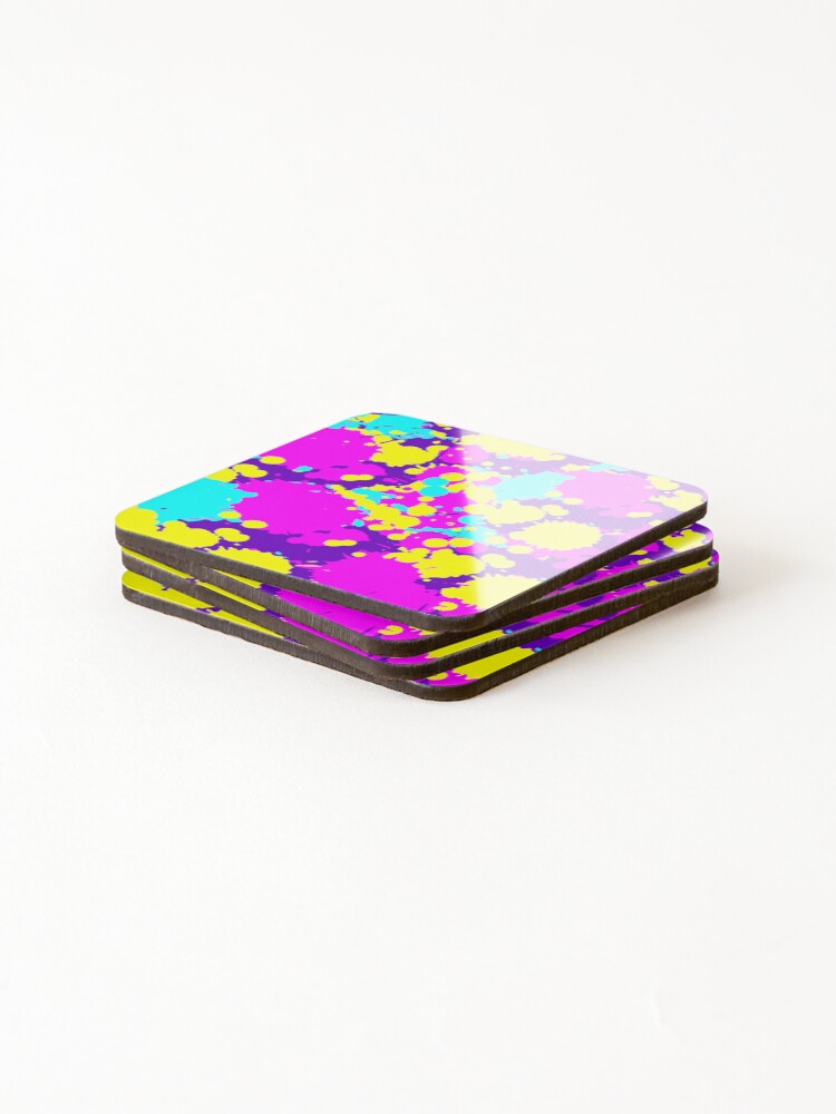 Thumbnail 4 of 5, Coasters (Set of 4), Color Combination Pattern designed and sold by TowTees.