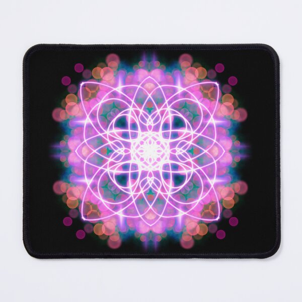 Item preview, Neon Mandala Flower Abstract designed and sold by Chatchot.
