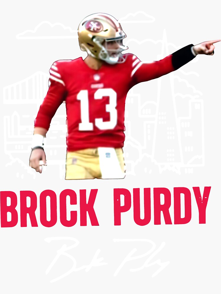 Brock Purdy Jersey' Sticker for Sale by IrmaWillis