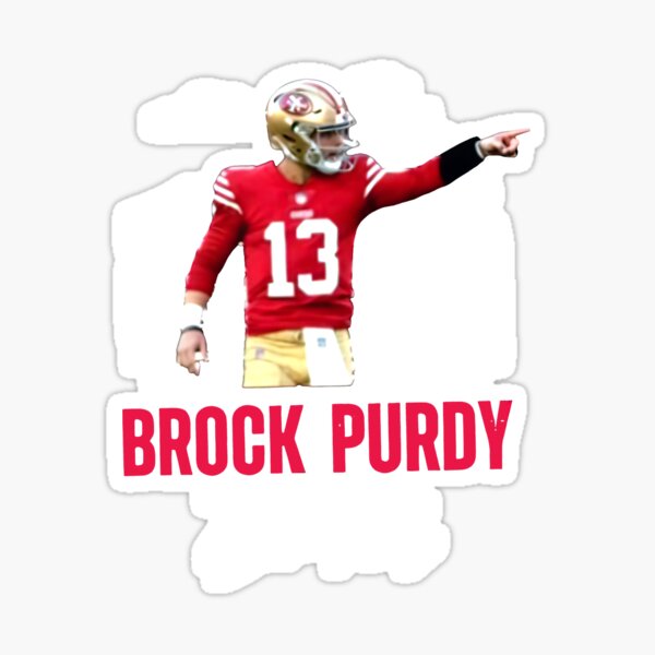 Brock Purdy San Francisco 49ers Glossy Sticker Vinyl Laminate, Self  Adhesive