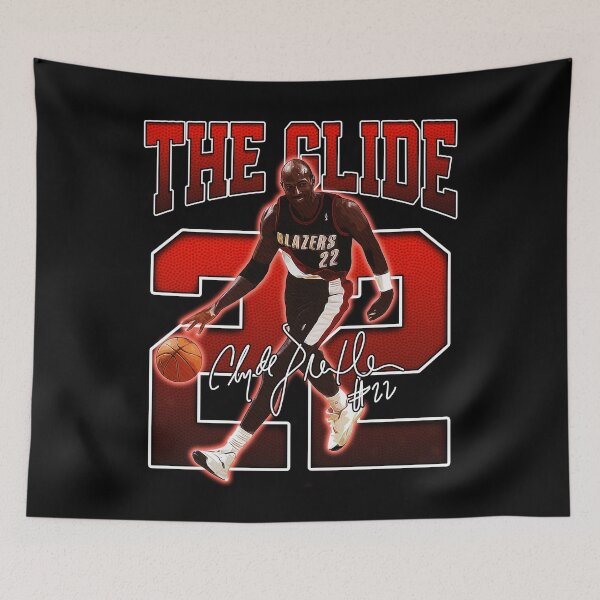 Item preview, Clyde Drexler Clyde The Glide Legend Basketball Player Vintage Retro 80s 90s Bootleg Rap Style Signature Gift For Basketball Lovers designed and sold by BrentZimmerman.