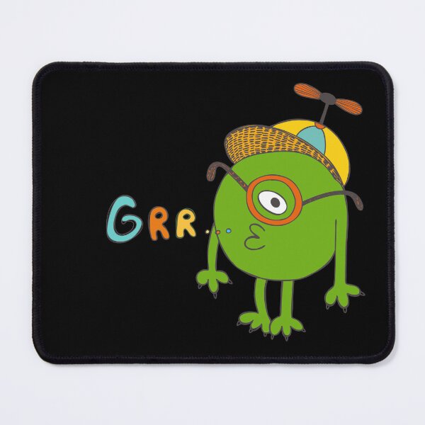 Item preview, Grr...een Monster with Funny Hat designed and sold by KOTOdesign.