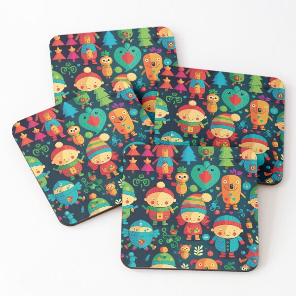 Item preview, Kids wallpaper Christmas pattern #25 designed and sold by FunArt4You.