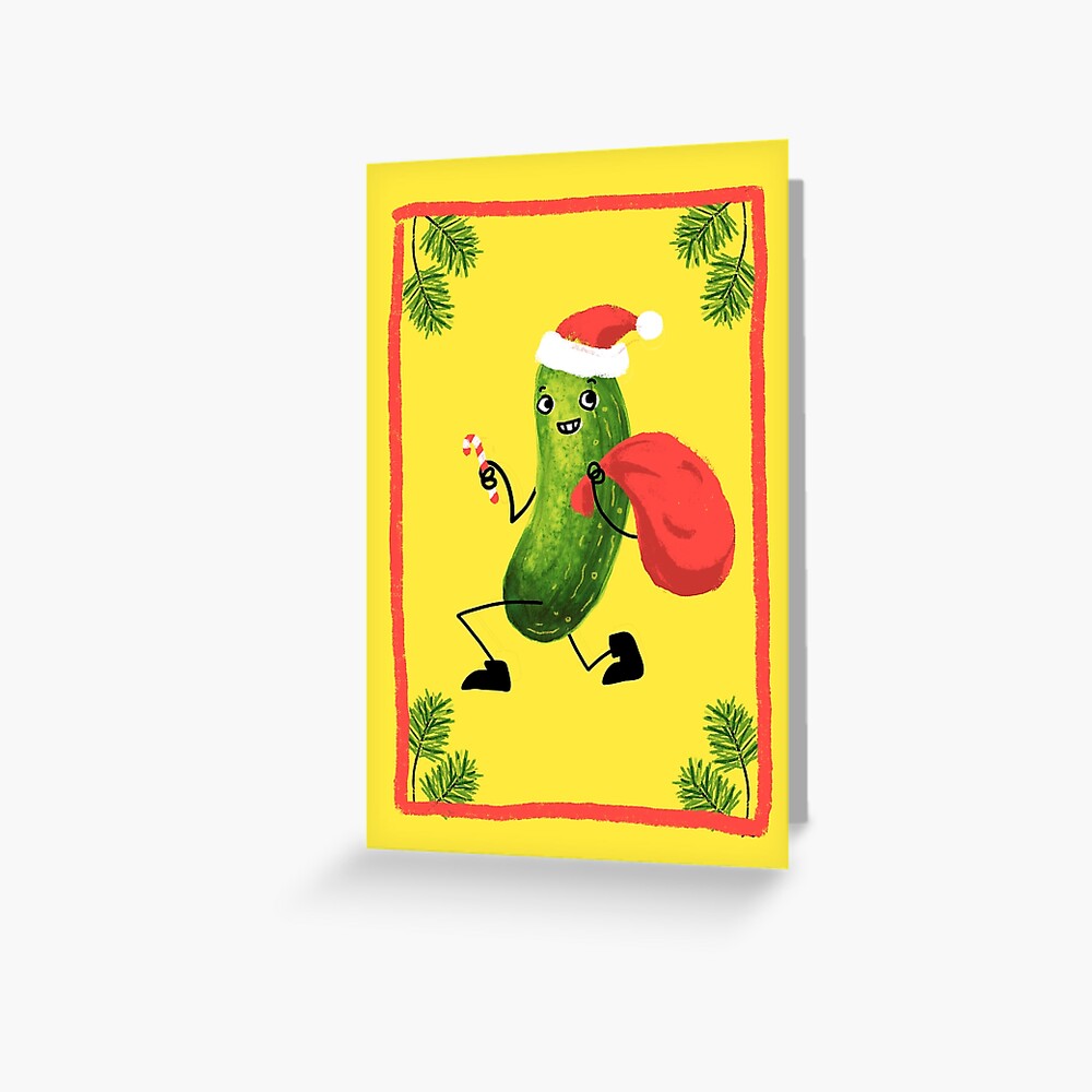 Christmas Pickle Greeting Card