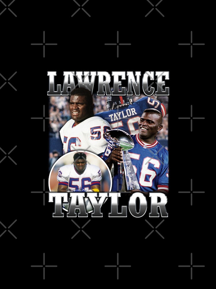 Lawrence Taylor LT Football Signature Vintage Retro 80s 90s