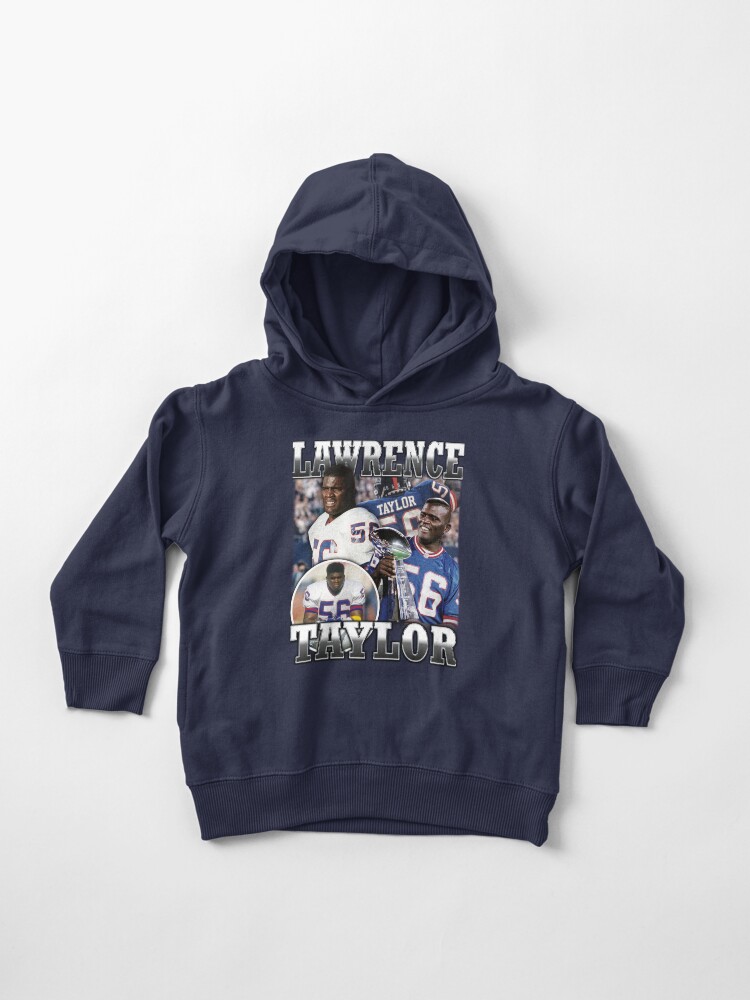 Lawrence Taylor LT Football Signature Vintage Retro 80s 90s Bootleg Rap  Style Classic Toddler Pullover Hoodie