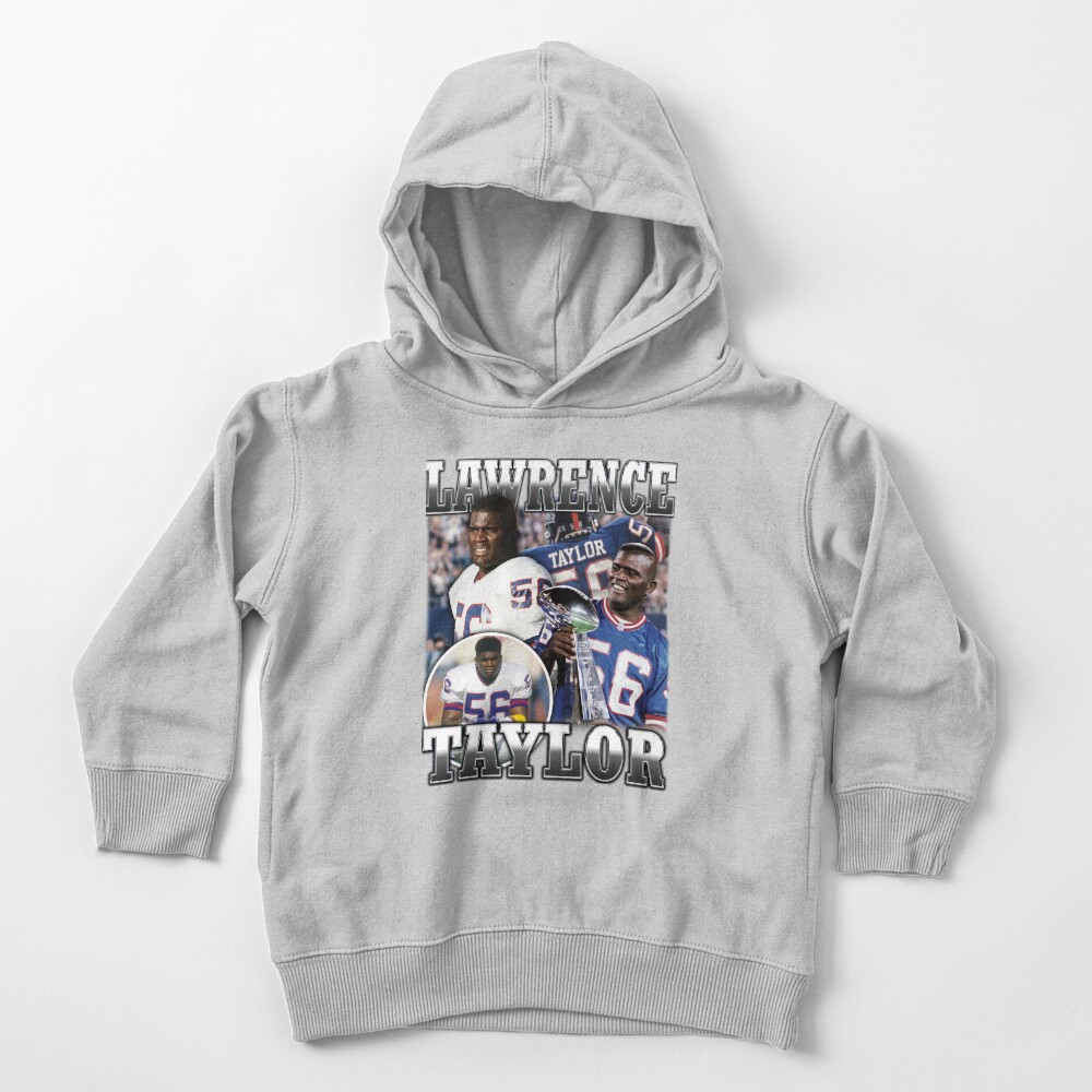 NFL New York Giants Lawrence Taylor Dark Blue White Pullover Hoodie