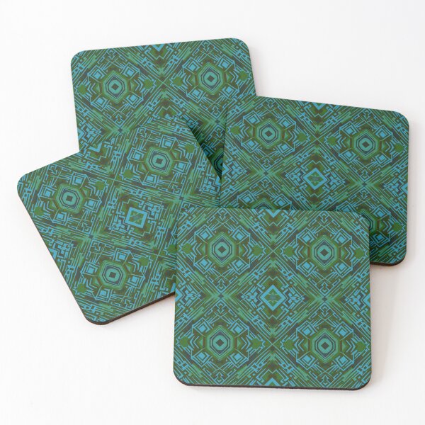 Item preview, Traditional Igorot-inspired tribal pattern. Ethnic Dark green designed and sold by IlustradoArts.