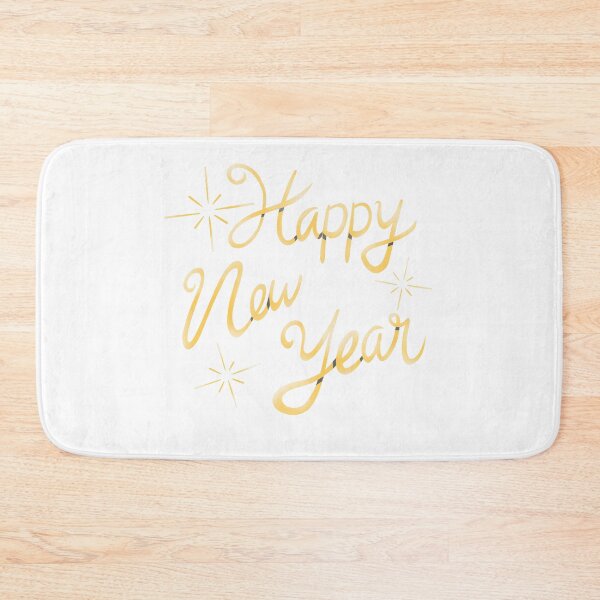 Item preview, Happy new year in gold with stars designed and sold by JAG2B.