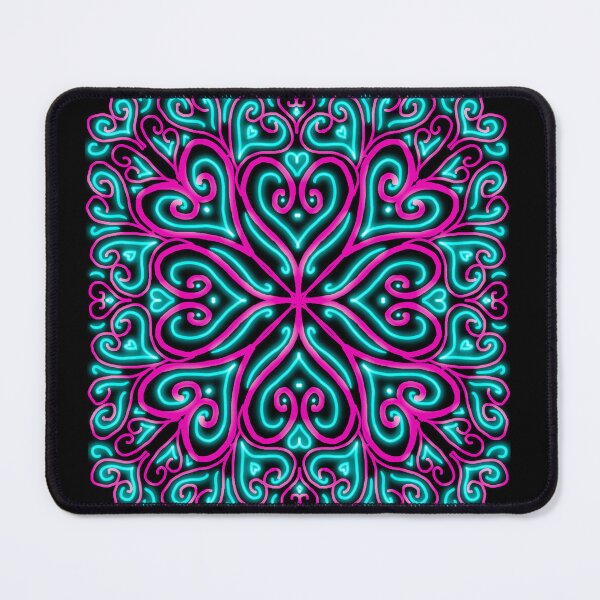 Item preview, Neon Mandala Flower Abstract designed and sold by Chatchot.