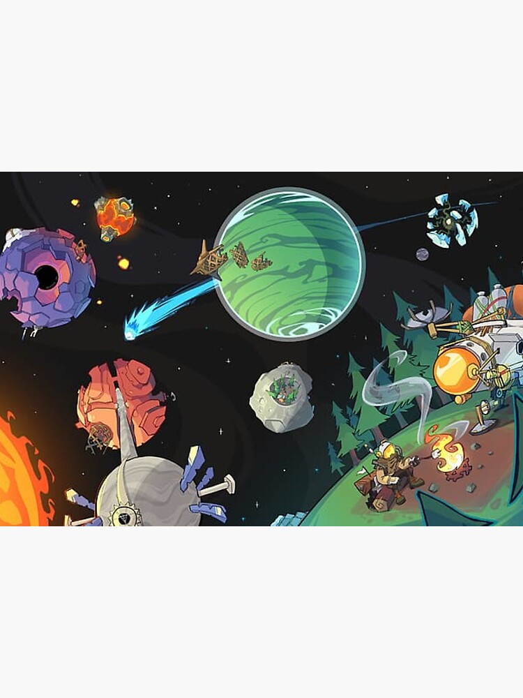 Outer Wilds System Art Board Print for Sale by BitRadical