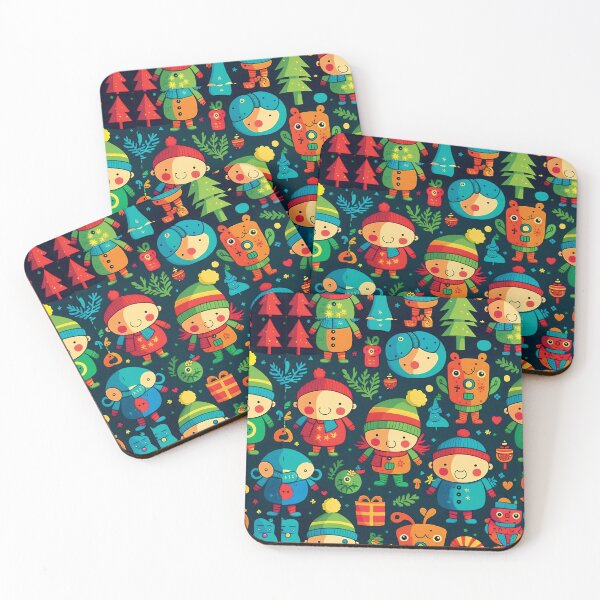 Item preview, Kids wallpaper Christmas pattern #26 designed and sold by FunArt4You.