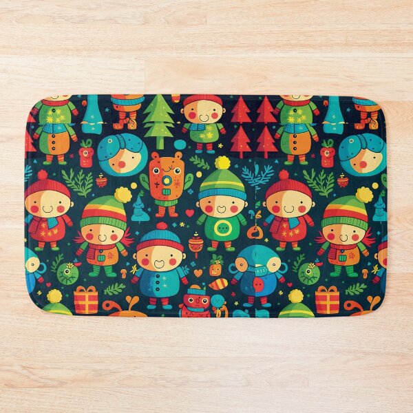Item preview, Kids wallpaper Christmas pattern #26 designed and sold by FunArt4You.