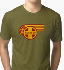 Sante Fe Railroad USA Tri-blend T-Shirt