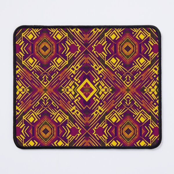 Item preview, Traditional Igorot-inspired tribal pattern. Ethnic Garnet and gold. designed and sold by IlustradoArts.