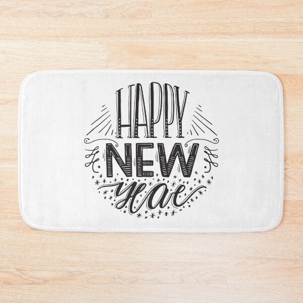 Item preview, happy new year with multiple typography designed and sold by JAG2B.