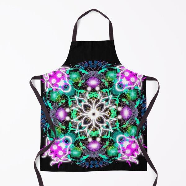 Item preview, Neon Mandala Flower Abstract designed and sold by Chatchot.