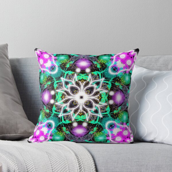 Item preview, Neon Mandala Flower Abstract designed and sold by Chatchot.