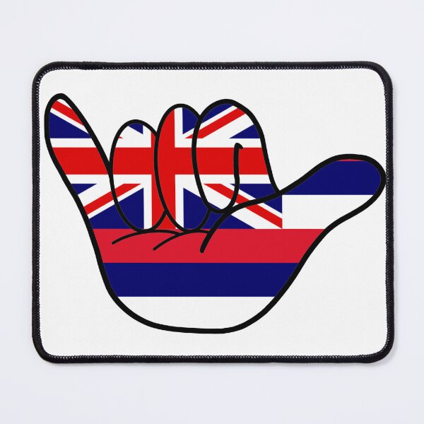 Item preview, Hawai'i Flag Shaka designed and sold by peachycrossing.