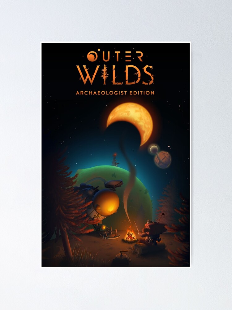 Outer Wilds Game Poster Planets Video Game Print Canvas Painting