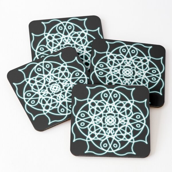 Item preview, Neon Mandala Flower Abstract designed and sold by Chatchot.