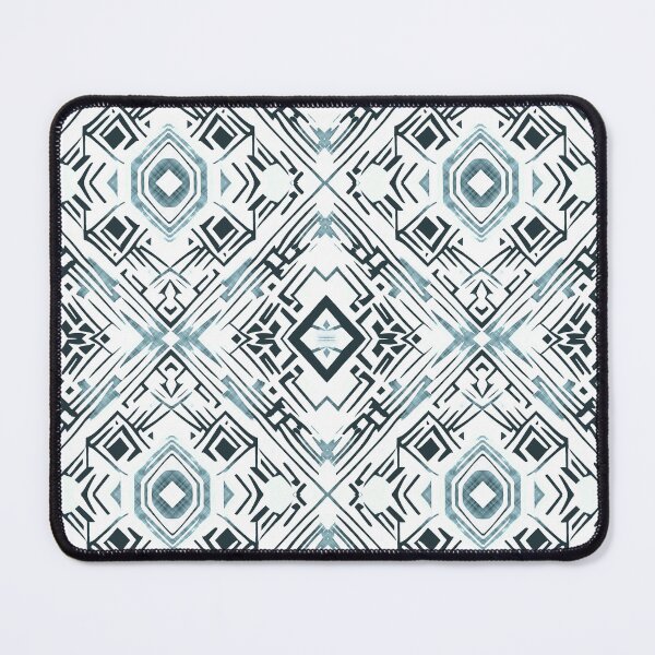 Item preview, Traditional Igorot-inspired tribal pattern. Ethnic White, black and blue grey. designed and sold by IlustradoArts.