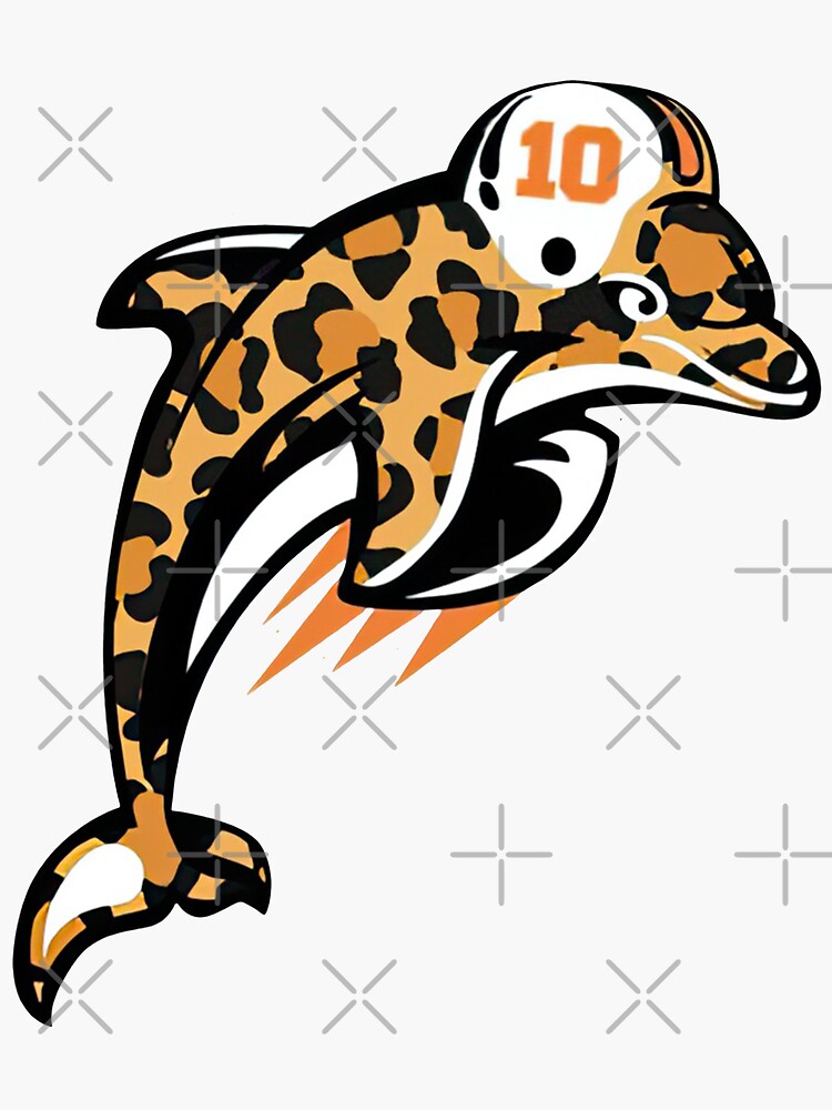 Tyreek Hill Cheetah Dolphin | Sticker