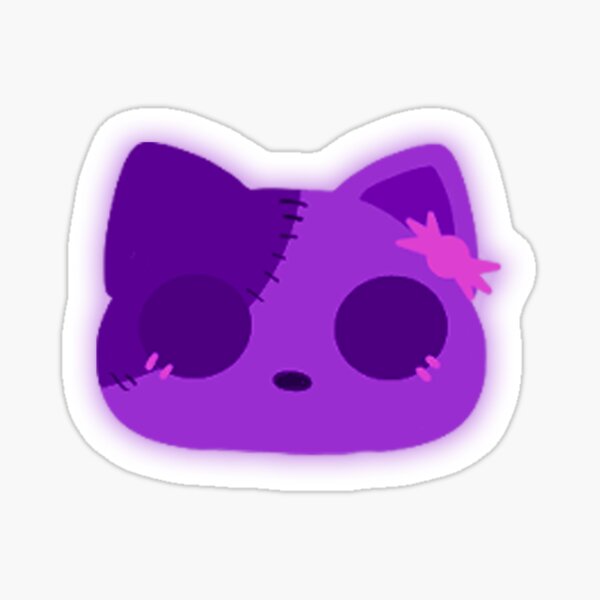 Adorable gatito llamado Trato Pegatina