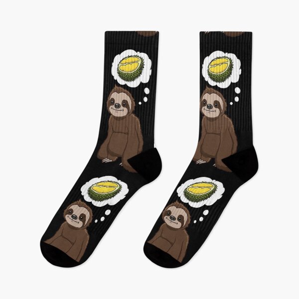 Item preview, Sloth thinking about eating Durian Fruit designed and sold by jonmlam.
