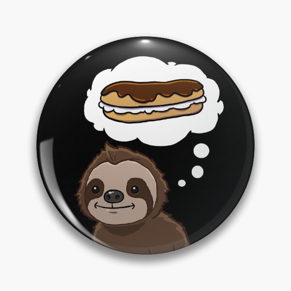 Item preview, Sloth thinking about eating an Eclair designed and sold by jonmlam.