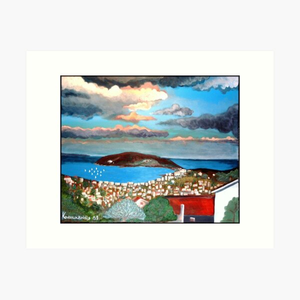 Item preview, Porto Rafti from my Balcony designed and sold by Kostas Koutsoukanidis.