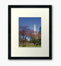 Washington Monument Framed Print