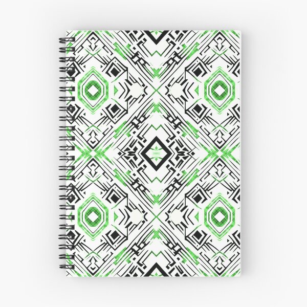 Item preview, Traditional Igorot-inspired tribal pattern. Ethnic White, black and green. designed and sold by IlustradoArts.