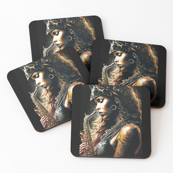 Item preview, Jazz Girl On Stage With A Saxophone designed and sold by Mitch-Angelo.
