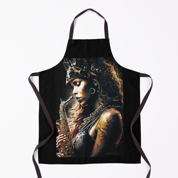 Item preview, Jazz Girl On Stage With A Saxophone designed and sold by Mitch-Angelo.