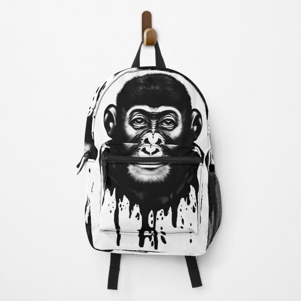Item preview, B&W chimp illustration, Printed Truth Gift Idea!  designed and sold by printedtruth.