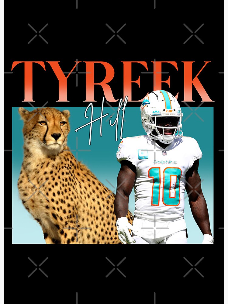 Miami Dolphins Lithograph print of Tyreek Hill 2022 11 x 14