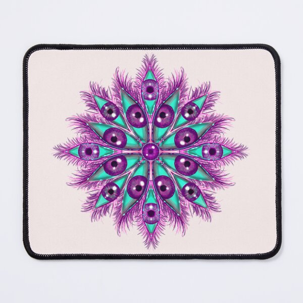 Item preview, Neon Mandala Flower Abstract designed and sold by Chatchot.