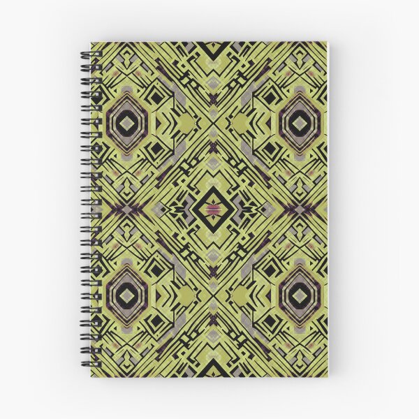 Artikelvorschau, Traditionelles, von Igorot inspiriertes Stammesmuster. Ethnische Erde, schwarze und grüne Farben. entworfen und verkauft von IlustradoArts.