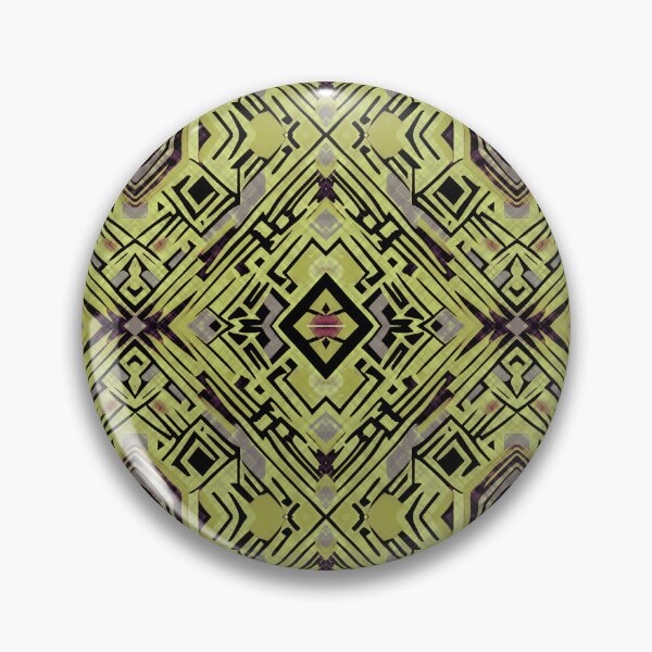 Item preview, Traditional Igorot-inspired tribal pattern. Ethnic Earth, black and green colors. designed and sold by IlustradoArts.