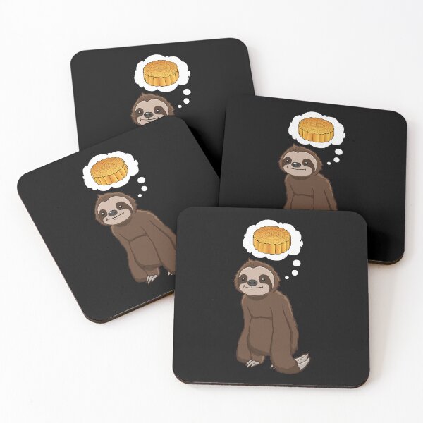 Item preview, Sloth thinking about eating Mooncake designed and sold by jonmlam.