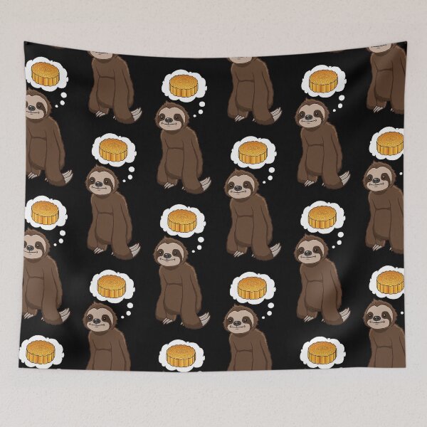 Item preview, Sloth thinking about eating Mooncake designed and sold by jonmlam.