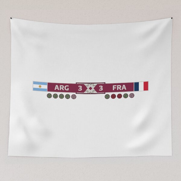Item preview, Argentina vs France The Final Score Card designed and sold by ButterDearie.