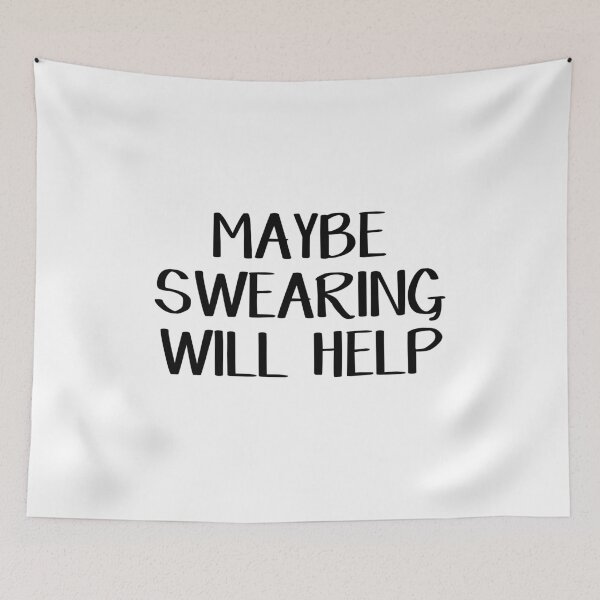 Item preview, Maybe swearing will help designed and sold by allthetees.