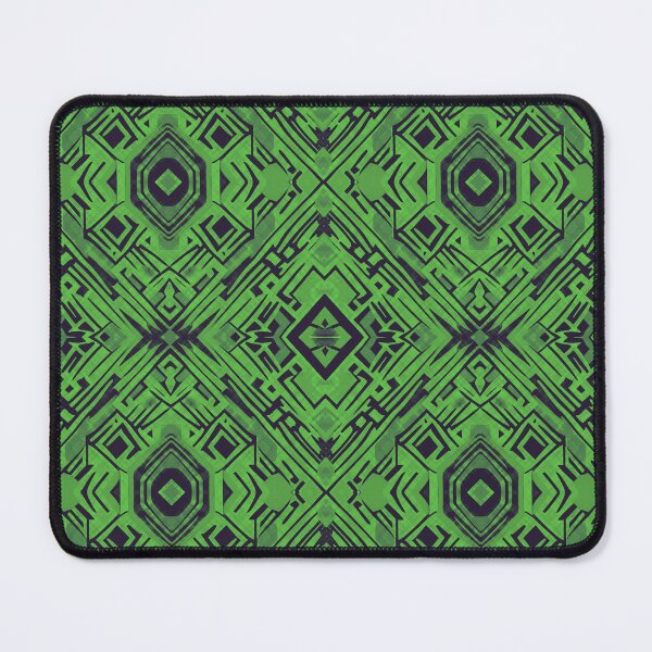 Item preview, Traditional Igorot-inspired tribal pattern. Ethnic. Black and green colors. designed and sold by IlustradoArts.