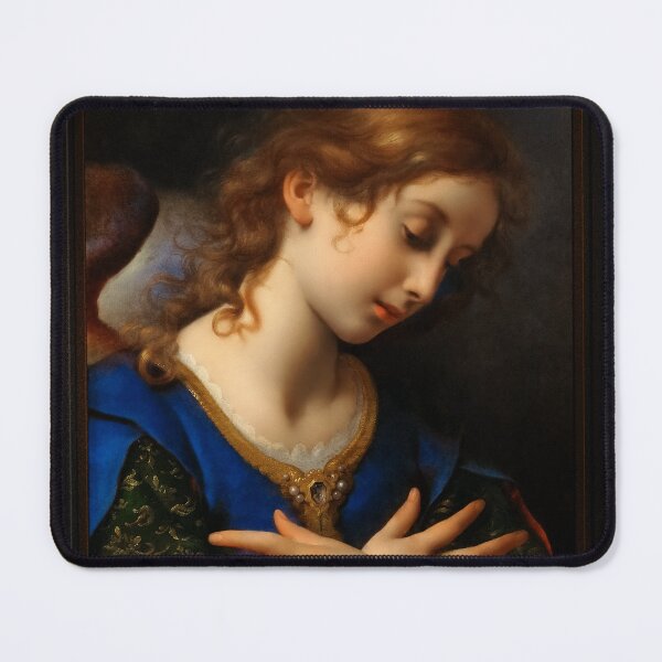 Item preview, The Angel of the Annunciation by Carlo Dolci Remastered Xzendor7 Classical Art Old Masters Reproductions designed and sold by Xzendor7 Digital Art Creations.