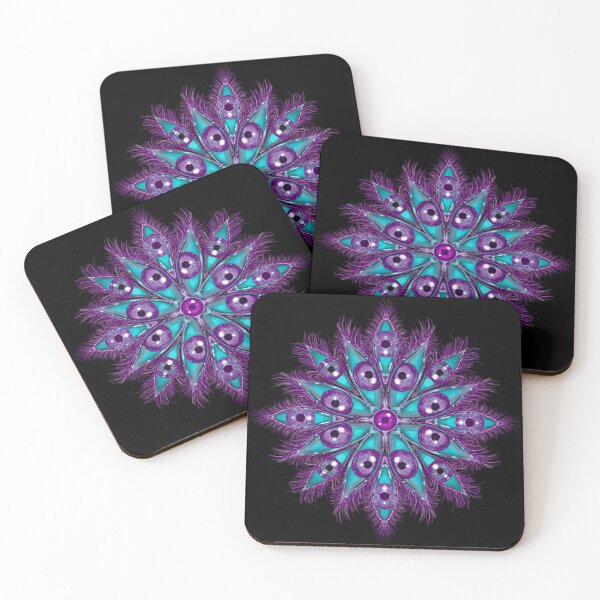 Item preview, Neon Mandala Flower Abstract designed and sold by Chatchot.