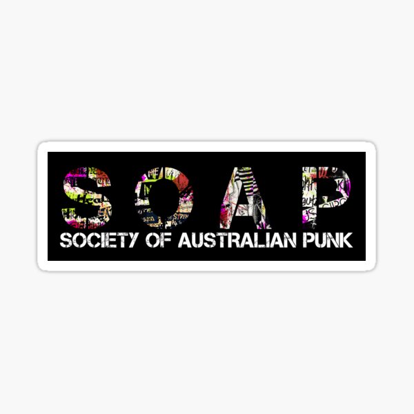 SOAP logo black Sticker