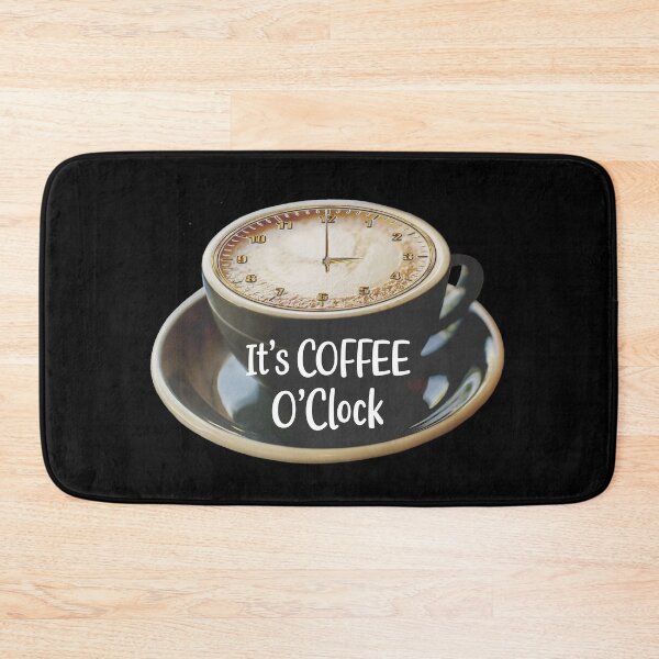 Item preview, It's Coffee O'Clock - Time for Coffee - (+ View this design on 75+ products) designed and sold by Julien Hebbrecht.